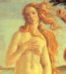 SANDRO BOTTICELLI: EL NACIMIENTO DE VENUS. DETALLE DE LA CARA DE VENUS