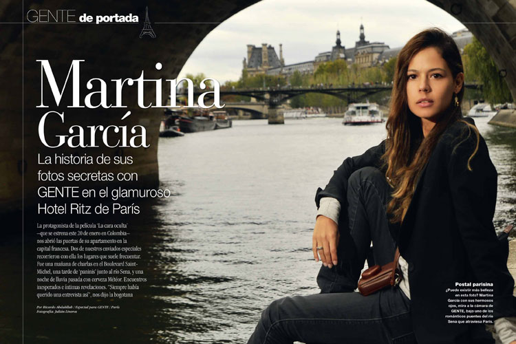 Martina Garc�a, actriz colombiana. Clic para ampliar las fotos de ella.